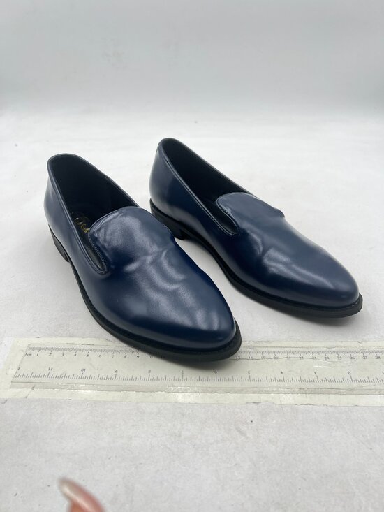 FSJ Blue Men\'s Classic Slip-On Dress Loafers, Smooth Leather Comfort Shoes main image 4